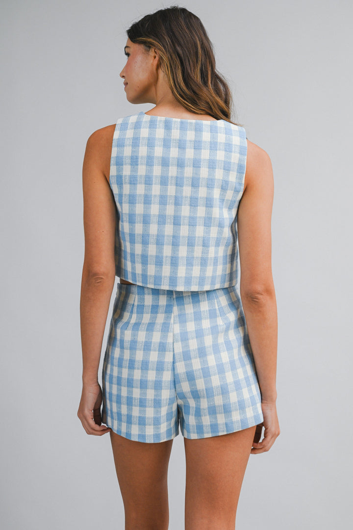 Something Blue Gingham Set
