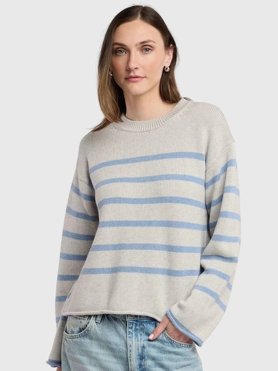 Lucia Sweater in Light Heather