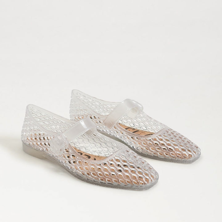 Michaela Jelly Mary Jane Flat in clear