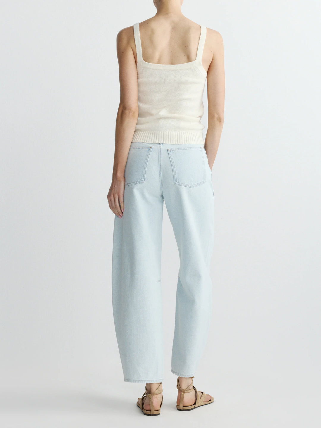 Micro Barrel Jean in Saltstone