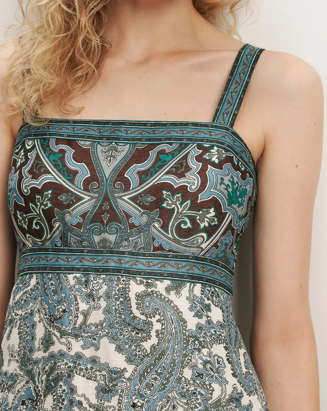 Rye Linen-Silk Midi Dress