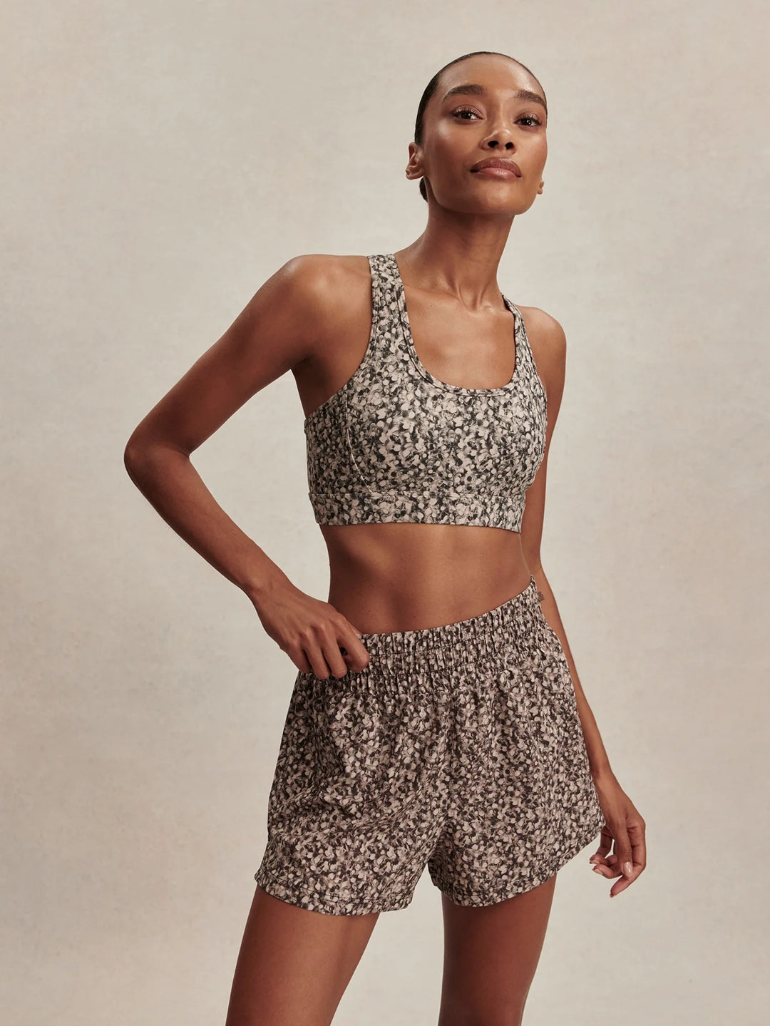 Kallin Running Short 3" in Dappled Floral