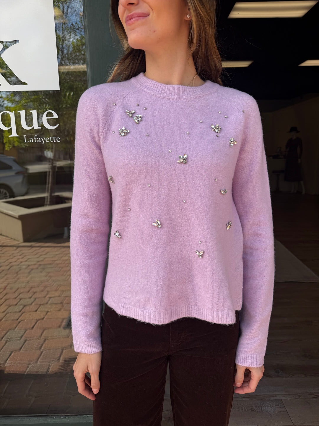 Jewel Sweater in Lilac