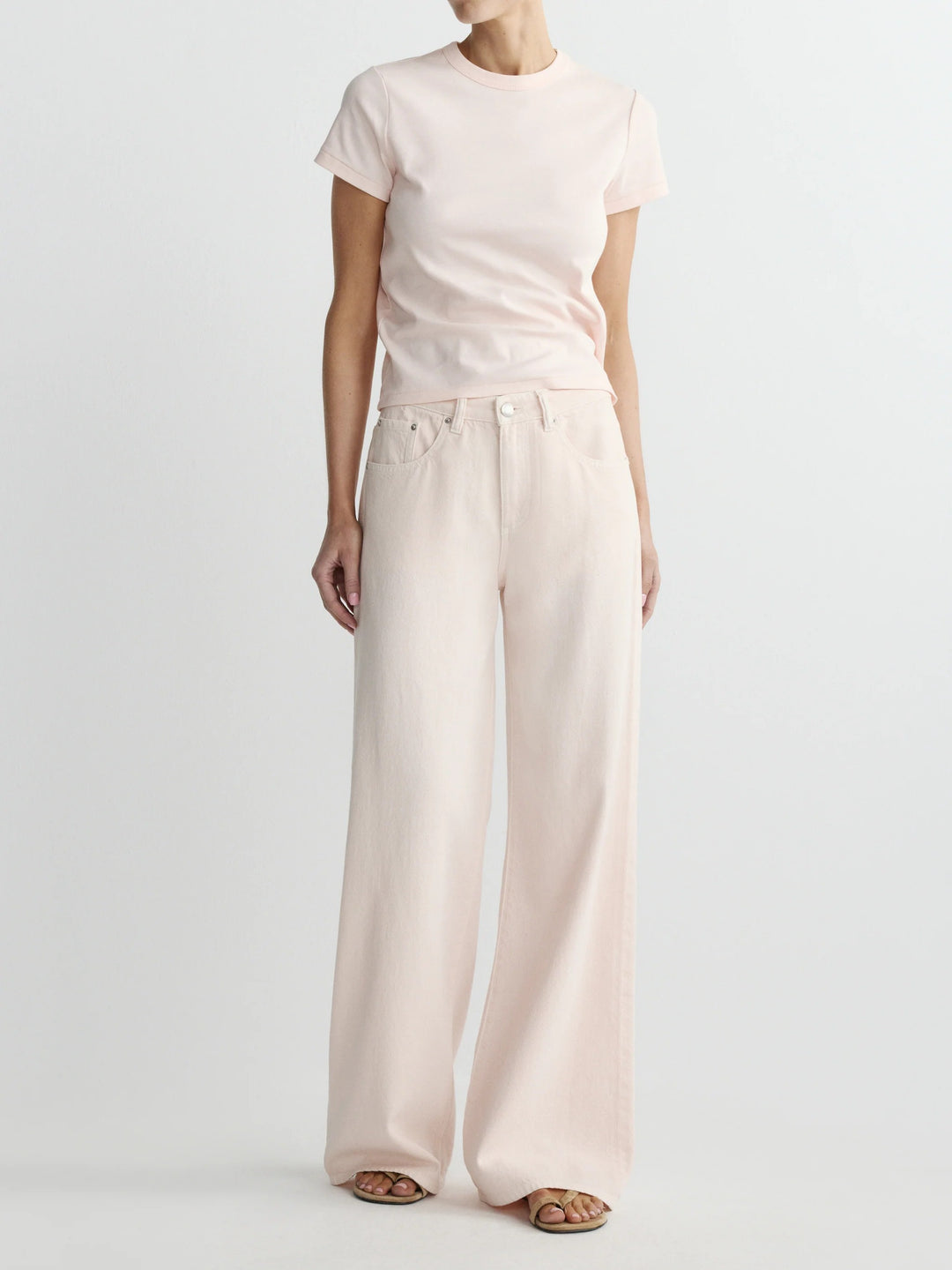 Alex Baggy Wide Leg Vintage in Ballet Pink
