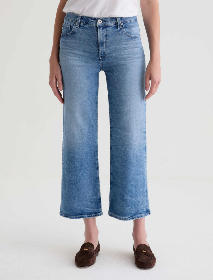 Saige Wide Leg Crop in Masterpiece