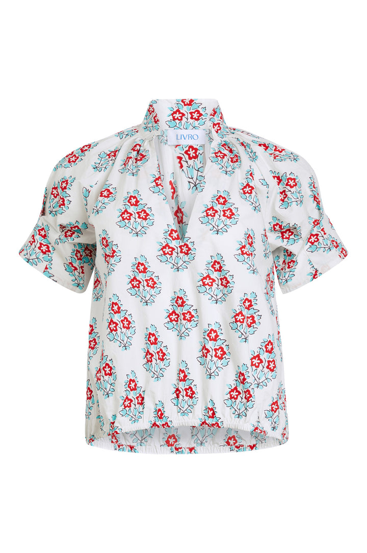 Merritt Top in Liberty Stamp