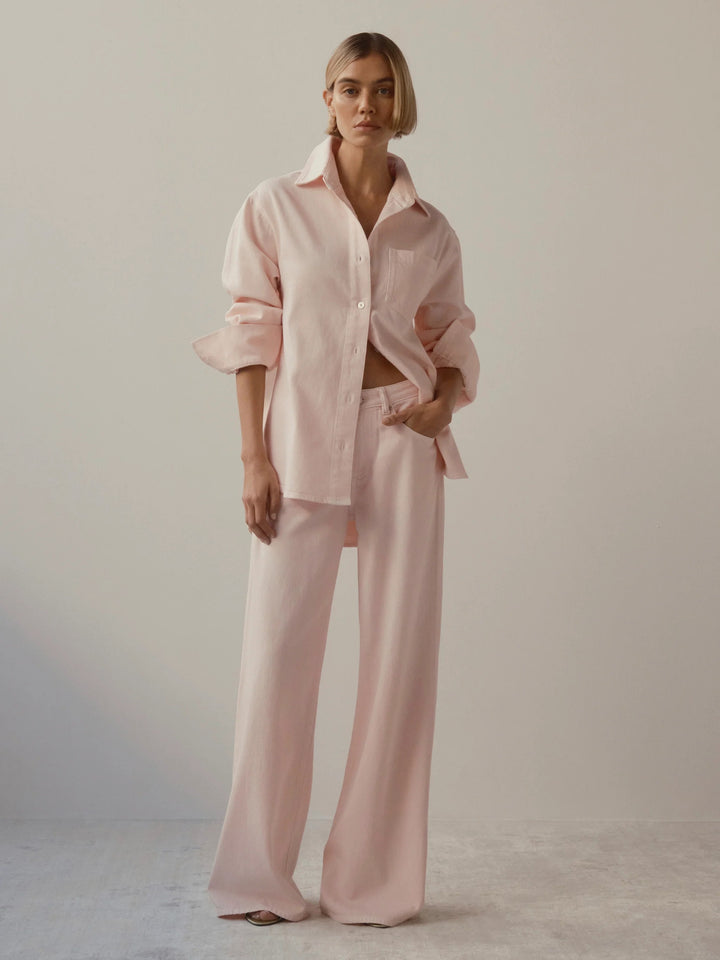 Alex Baggy Wide Leg Vintage in Ballet Pink