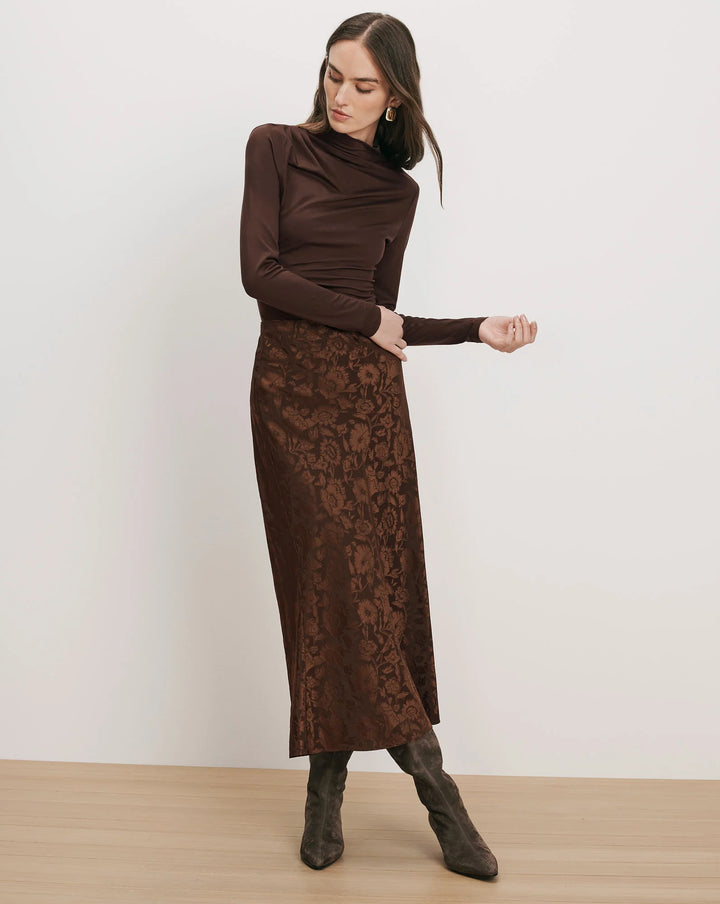 Clover Skirt in Brown