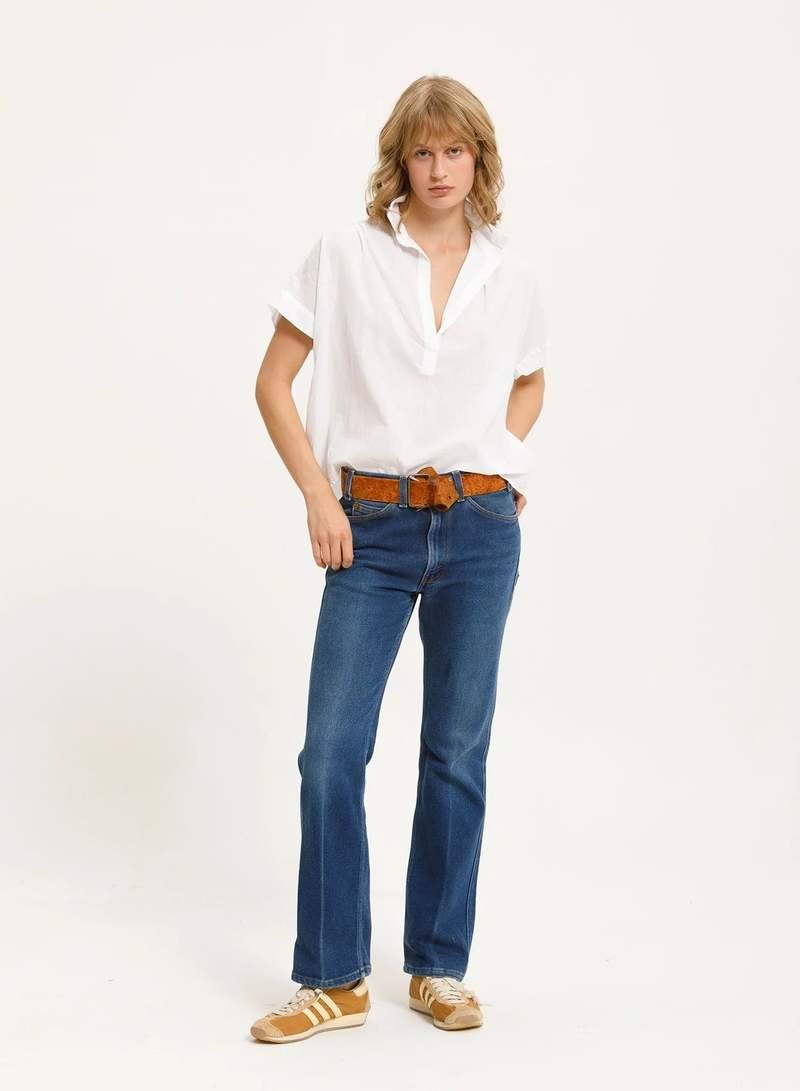 Motley Top in White