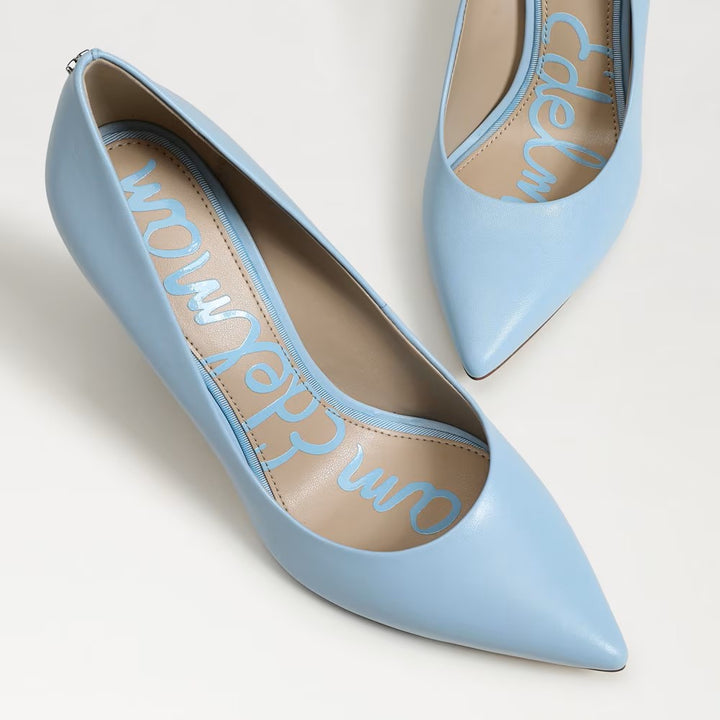 Hazel Pump in Spring Blue