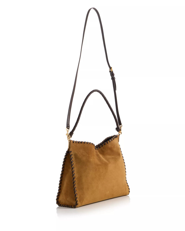 Vida Suede Shoulder Bag I Acorn Multi