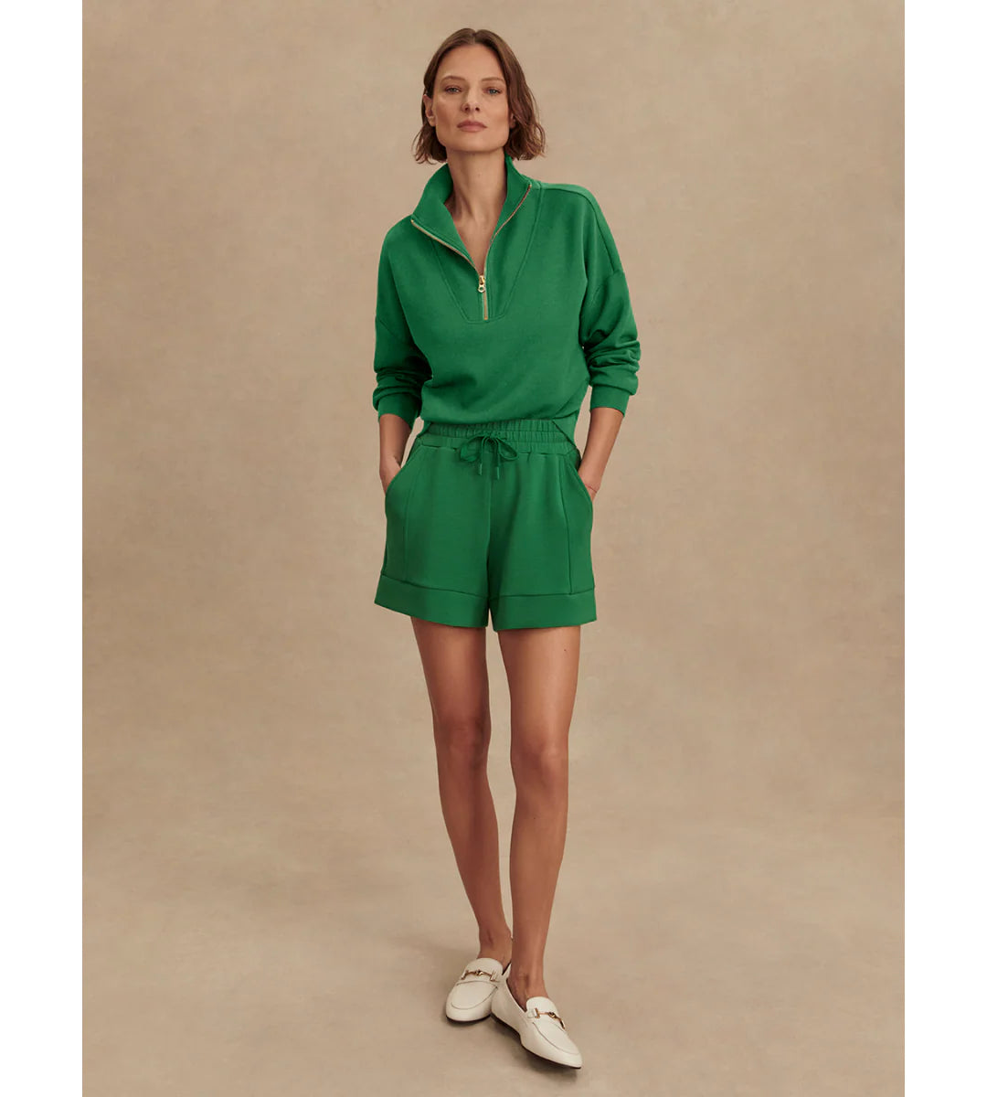 Atrium high rise shorts 4.5 in Green