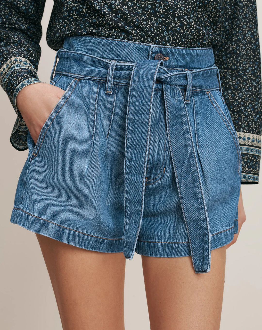 Jaylen Denim Short in Serendipity