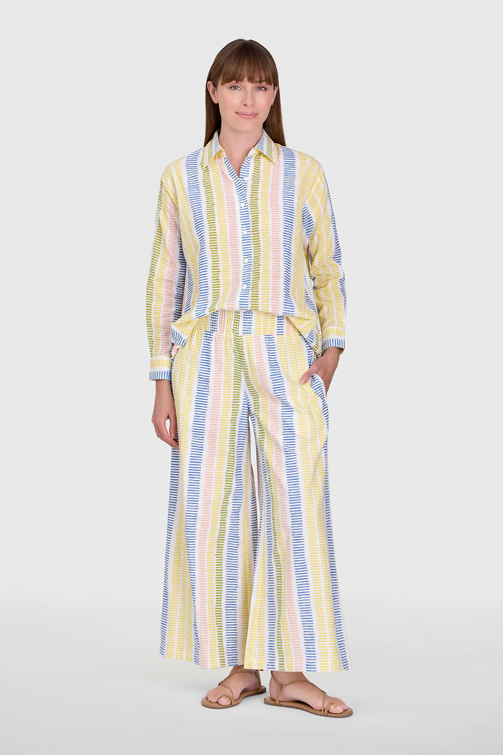 Boyfriend Shirt in Gasparilla Stripes