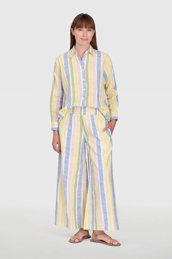 Boyfriend Shirt in Gasparilla Stripes