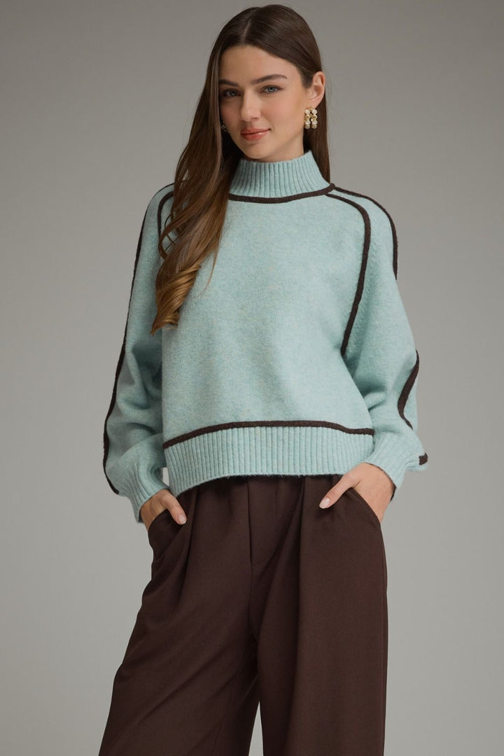 Sutton Contrast Sweater