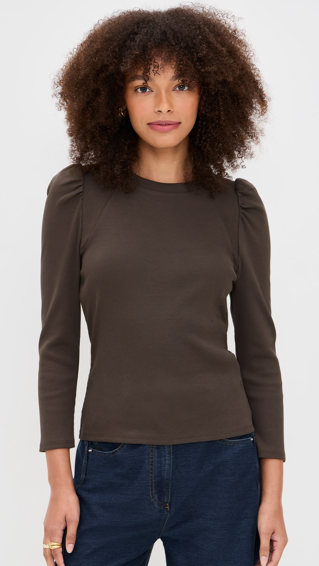Delano Top in Dark Umber