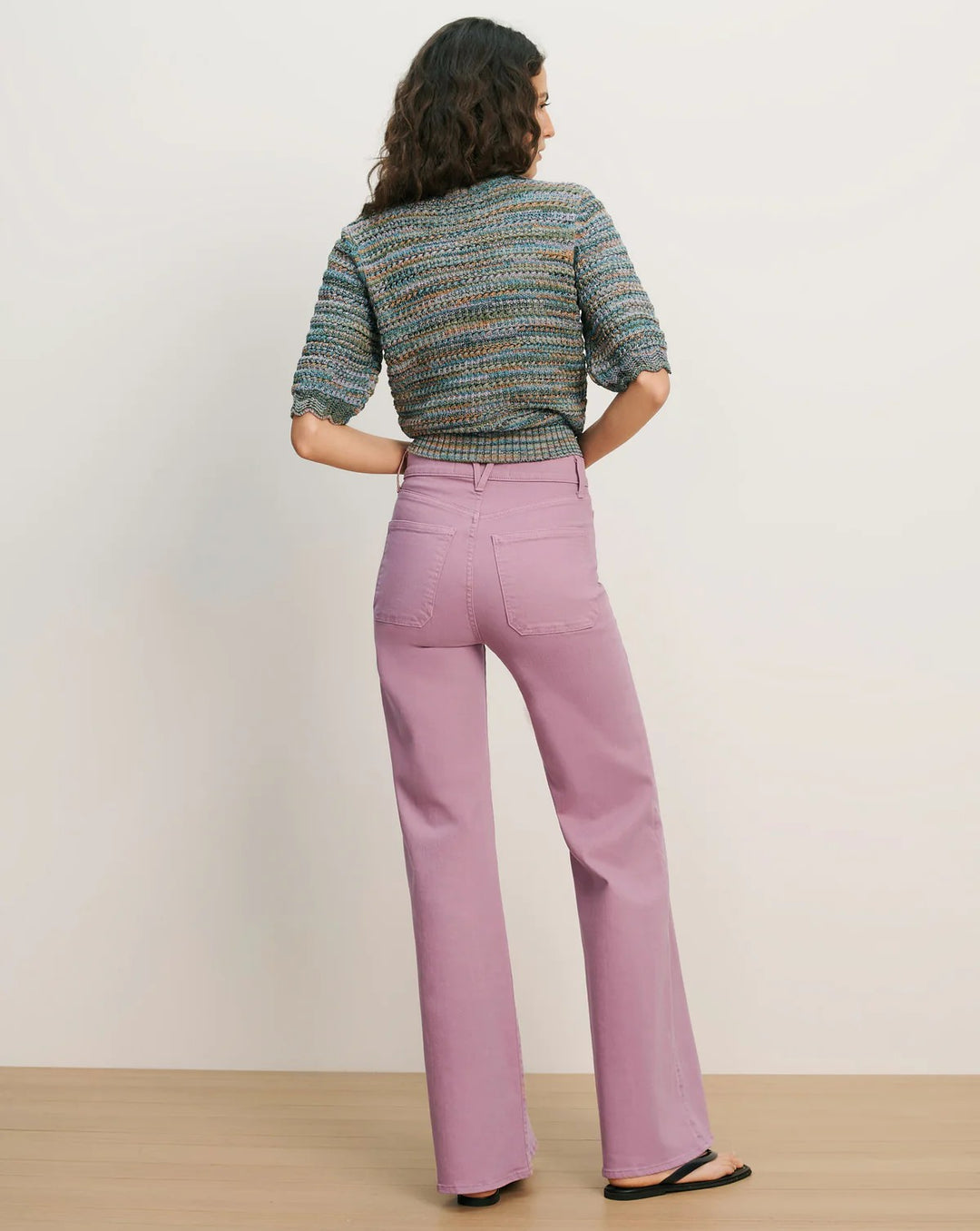 Joplin Patch-Pocket Flare Jean in Orchid Haze