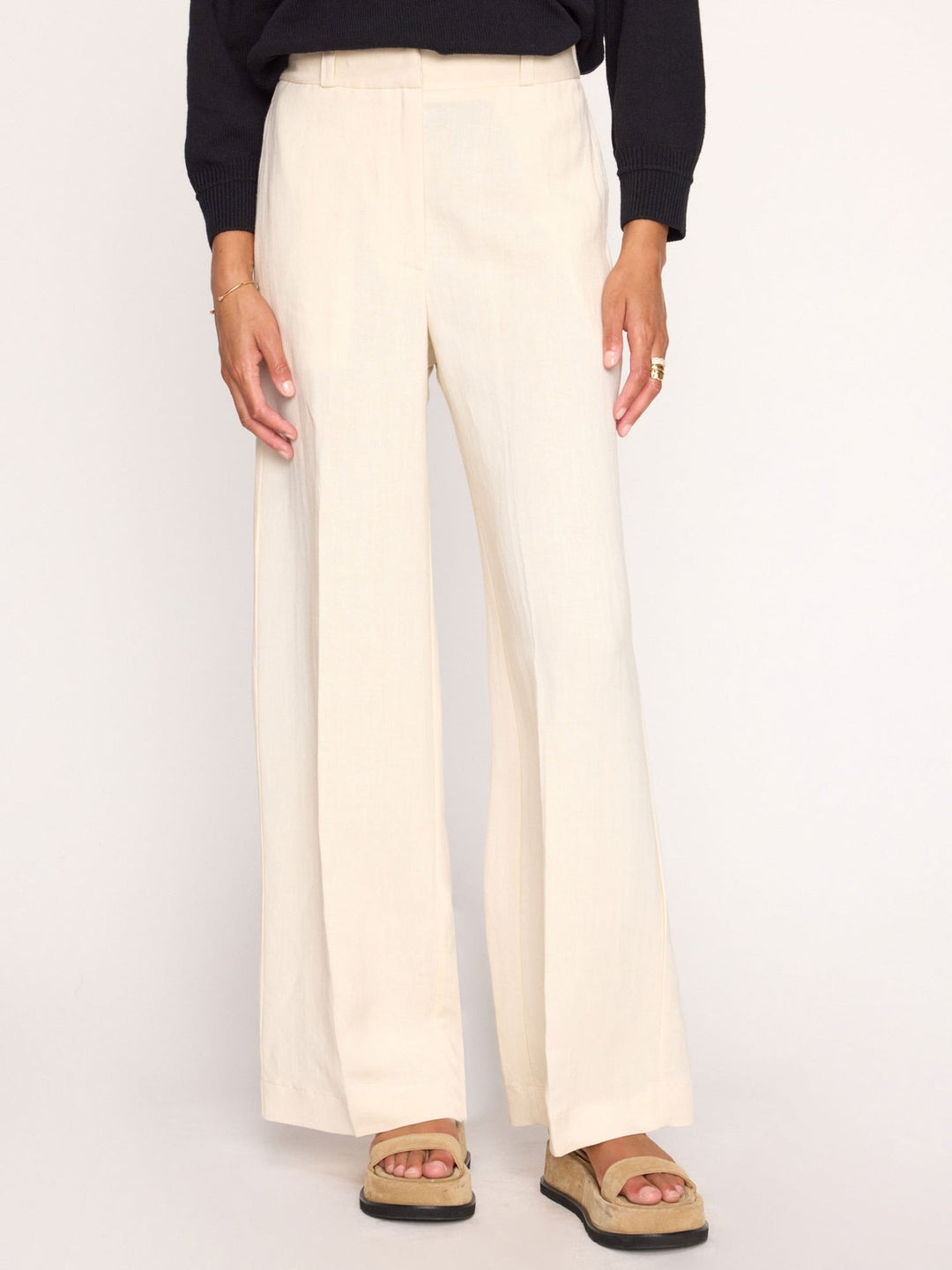 Areo Pant in Egret