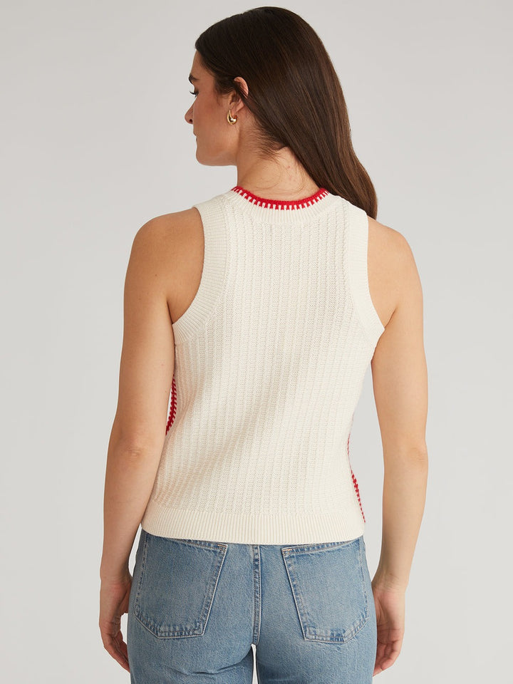 Demi Mini Cable Tipping Tank in Sea Salt Multi