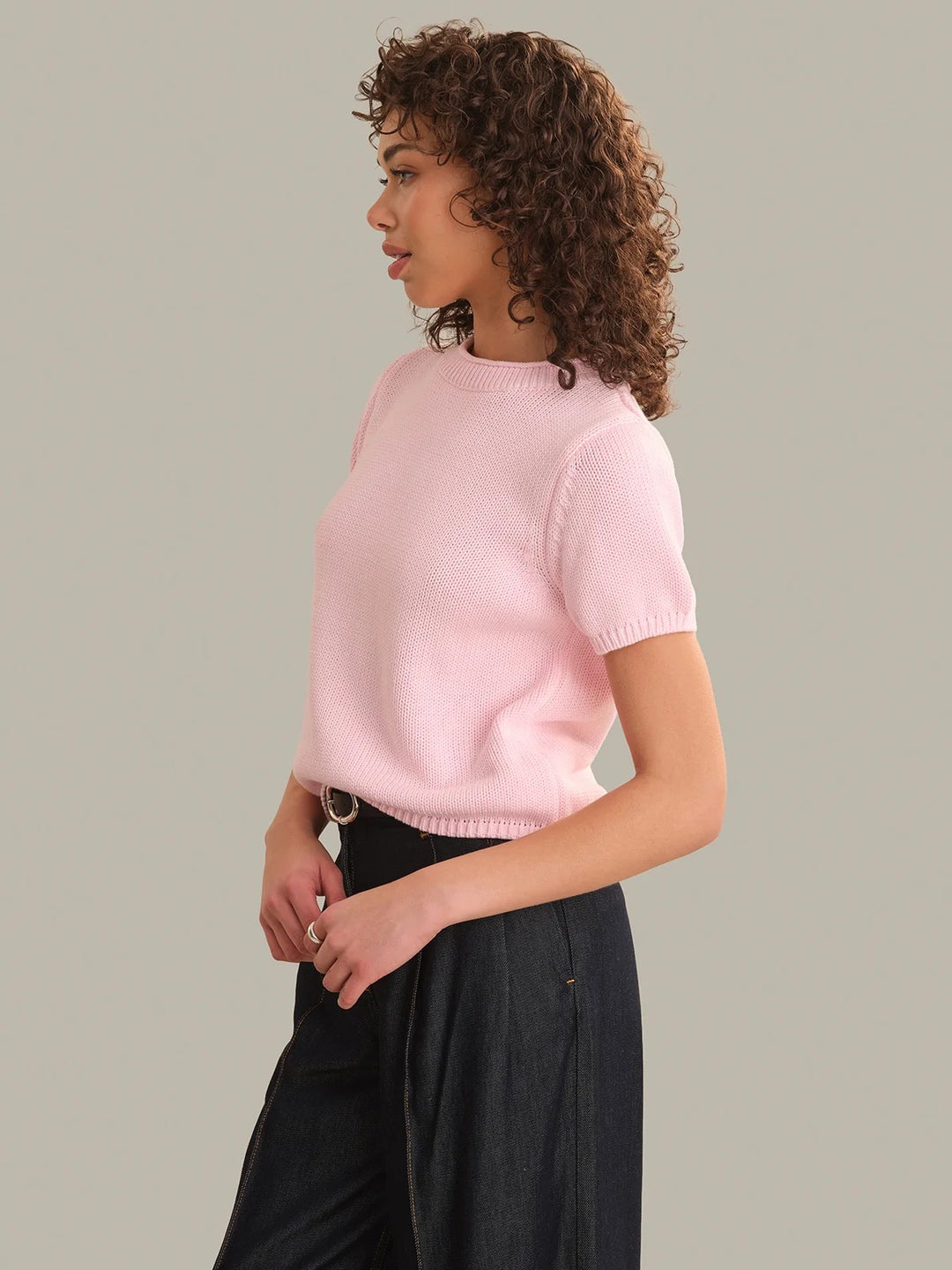 Banks Rolled Edge Sweater Tee
