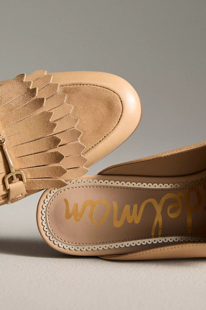 Lainey Bit Mule in French Sand Leather