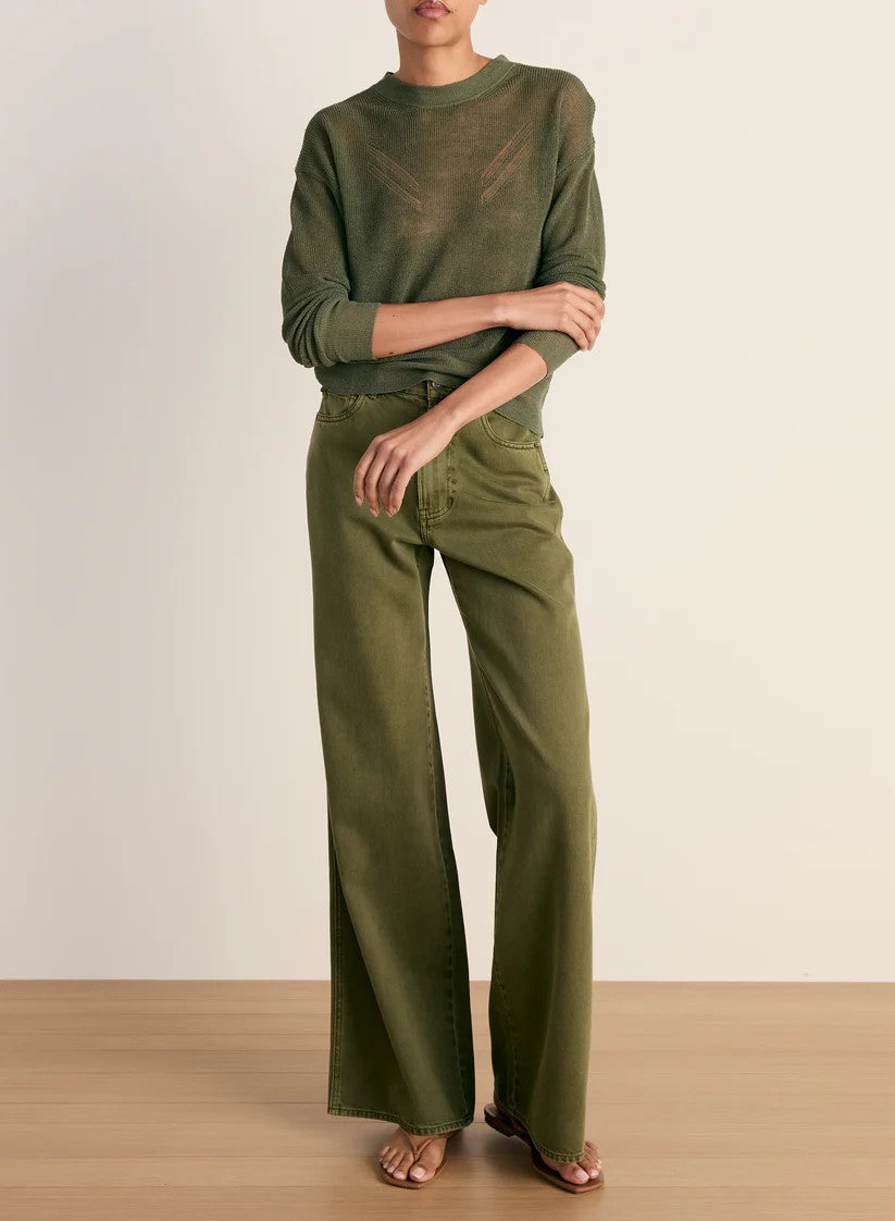 Kasey Mid Rise Wide Leg