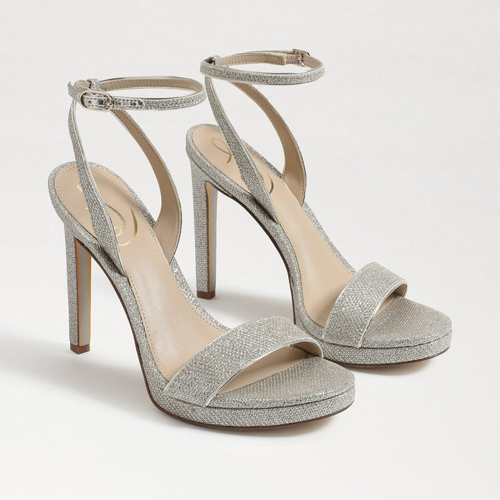 Jade Ankle Strap Heel in Jute
