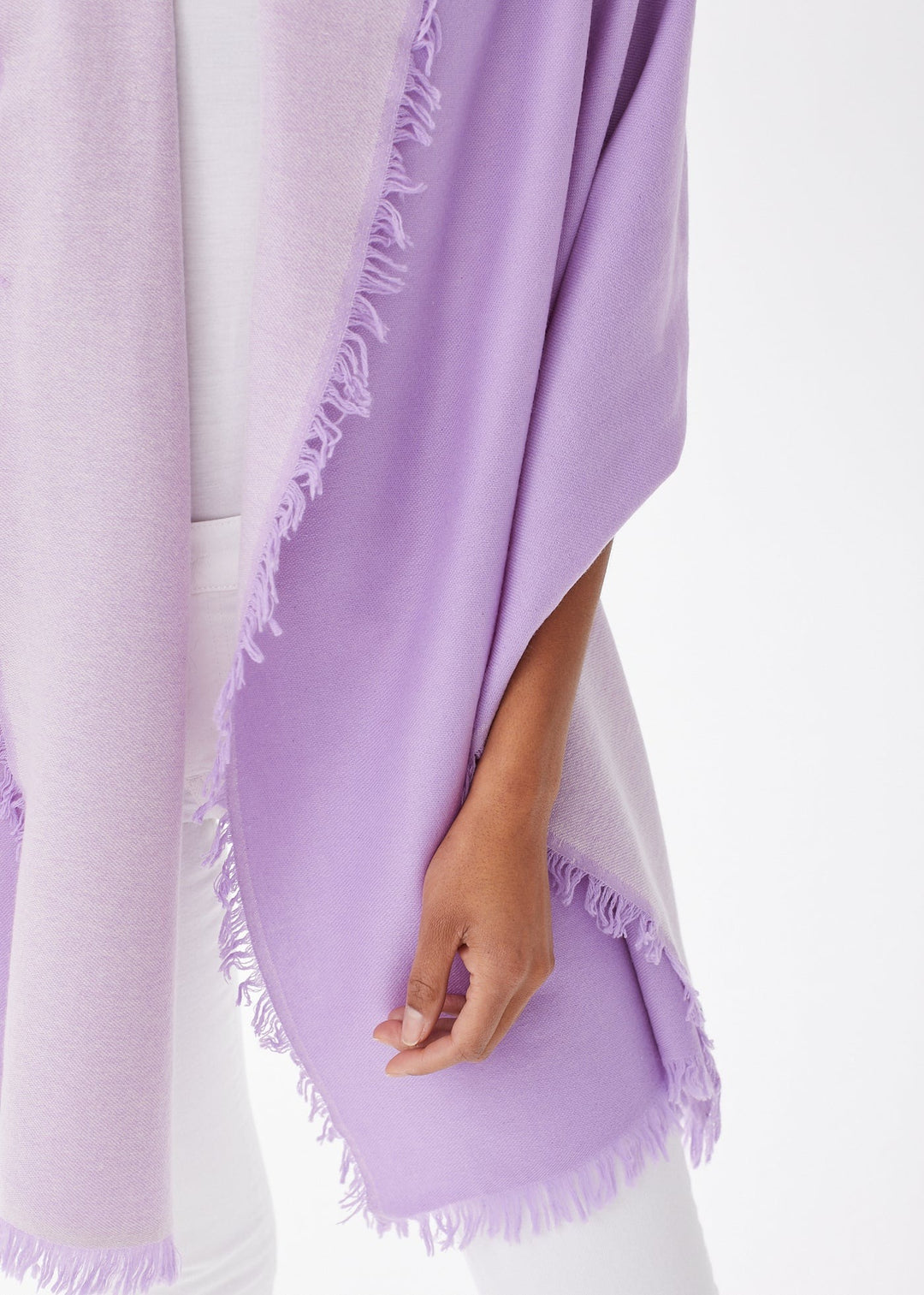 The Cashmere Wrap in Lavender/Misty Lilac