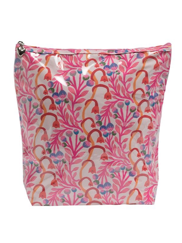 Large Cosmetic Bag in Pink