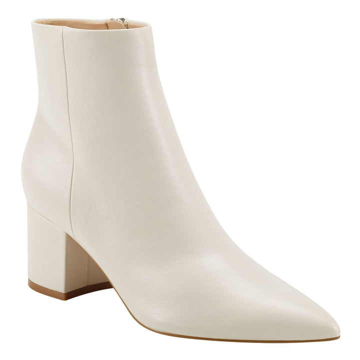 Jarli Bootie in Ivory Leather