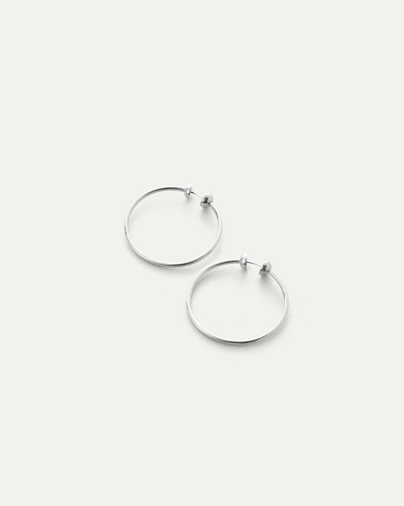 Icon Hoops - Small in Silver
