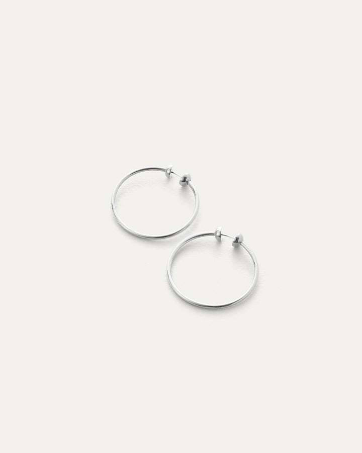 Icon Hoops - Small in Silver