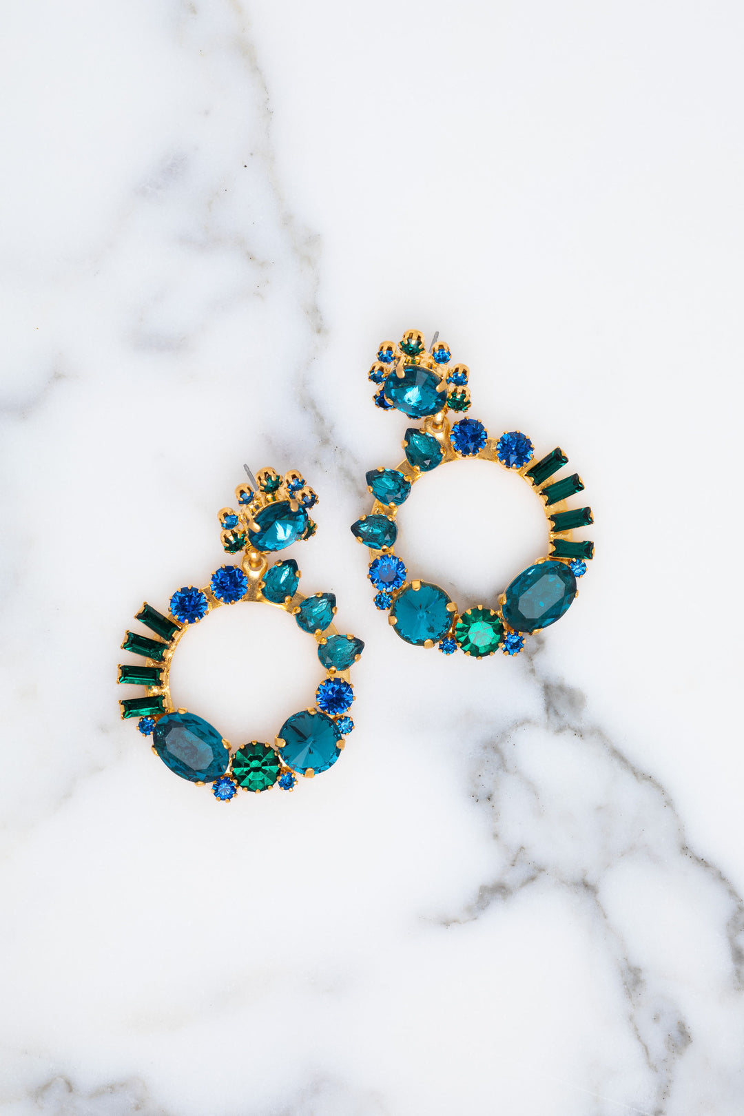Lylia Earrings in Blue