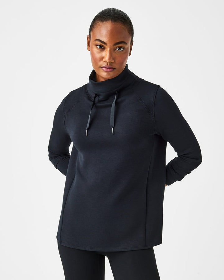 AirEssentials 'Got-Ya-Covered' Pullover in Very Black