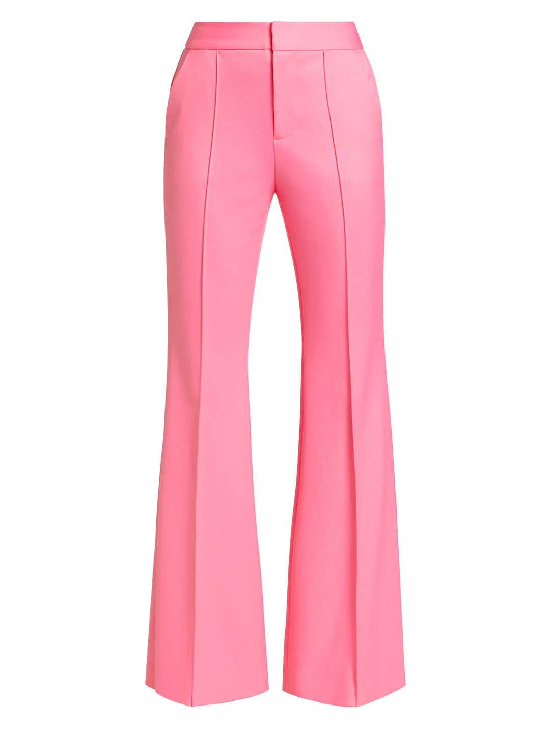 Danette Mid-Rise Slit Trouser in Cherry Blossom